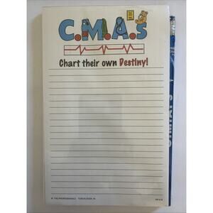 CMAS Note Pad Pencil New Chart Their Own Destiny School Graduation Gifts
